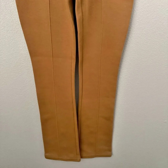 NIKE | Caramel Tan Sweatpants Trousers Flare Center Zipper Ankle | Small - Picture 3 of 7
